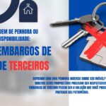 embargos de terceiros indisponibilidade penhora